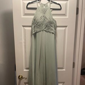Dusty Sage Azazie Ginger dress in size 8